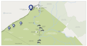 Map of Angama location